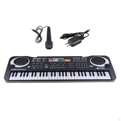 Teclado Piano 6 Portátil Multifuncional Música Educacional
