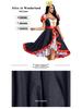 Red Queen Playing Card Costume with Cape and Full Skirt for Halloween and Stage Performance