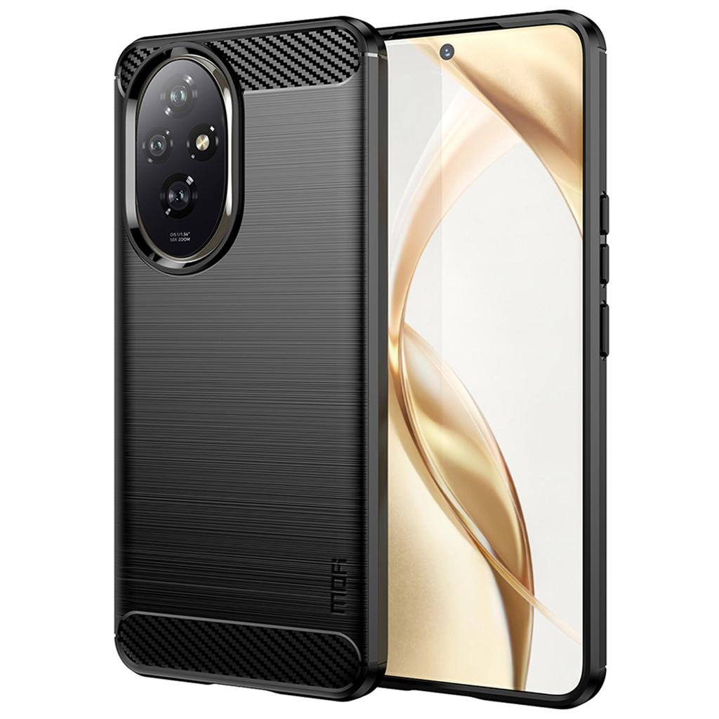 MOFI JK TPU Series-1 For Honor 200 5G Case Brushed TPU Phone Cover Carbon Fiber Texture