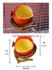 Parrot Cage Anti-Spill Water & Food Feeder Set for Cockatiels and Budgies