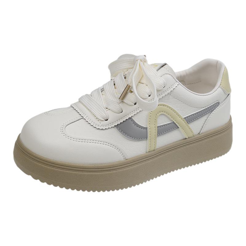 

Agam Dexun shoes women s 2025 new popular autumn platform white shoes niche versatile casual sports shoes 35