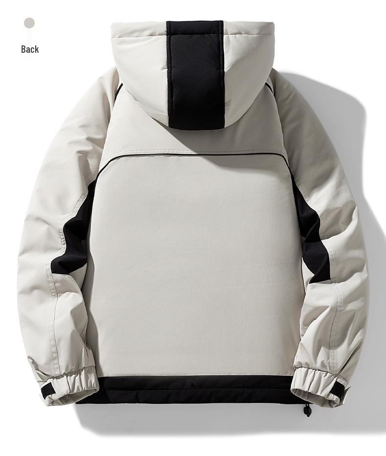 Men's 2025 Warm Hooded Down Jacket - Loose Fit Winter Top