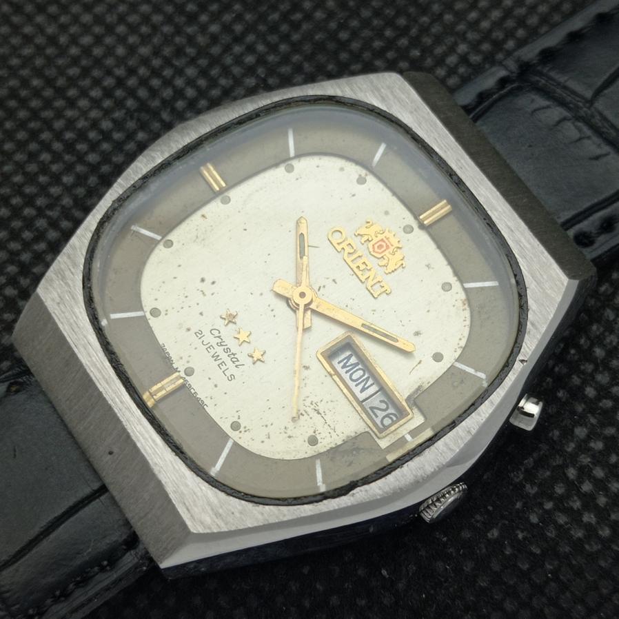 UTILIZAT ELEGANT ORIENT CRYSTAL JAPAN MENS AUTO 46941 CEAS ORIGINAL DIAL a416175-2 R10621f-a416175