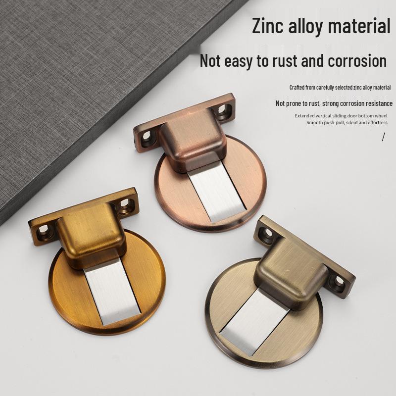 Zinc Alloy Strong Magnetic Anti-Collision Mute Door Stopper for Indoor Use