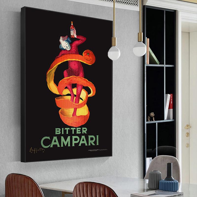 Poster Vintage Alcol Cucina Pubblicità Bevande Arte da Parete Immagini HD Pitture su Tela e Stampe Soggiorno Casa Senza Cornice