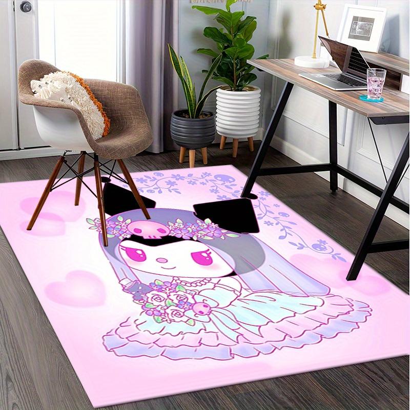 Office Rug "Kawaii", "Wedding" Anti-Slip Rug, Machine Washable for Living Room, Bedroom, Office, Multiple Sizes, Bedroom Mat, Decorative Mat, Durable