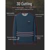 Luomeng Men's Fleece-Lined Warm Knit Pullover
