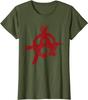 Punk Rock Rifiutare Resistere Ribellarsi Rivolta Simbolo Anarchia T-shirt Nuova 100% Cotone Casual Manica Corta Girocollo T-shirt da Uomo