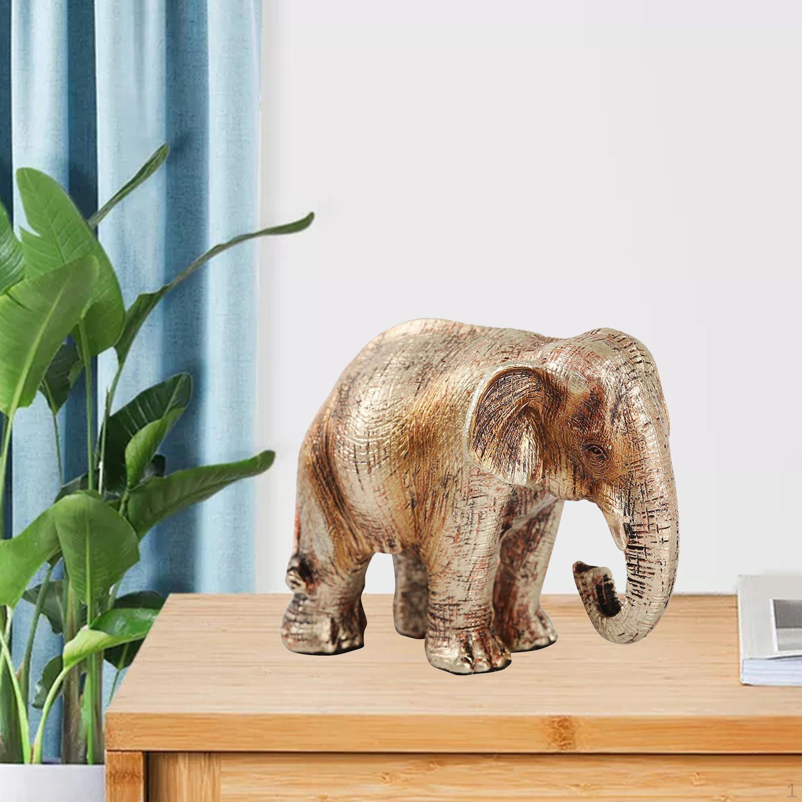 

Украшения в виде слона из смолы, украшение в виде слона в скандинавском стиле, домашний декор для вечеринки, скульптура фэншуй Style B