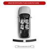 Voor Li Lixiang L6 L7 L8 L9 Auto Leer Drempelstrip Bescherming Anti-Stap Sticker Interieur Accessoires