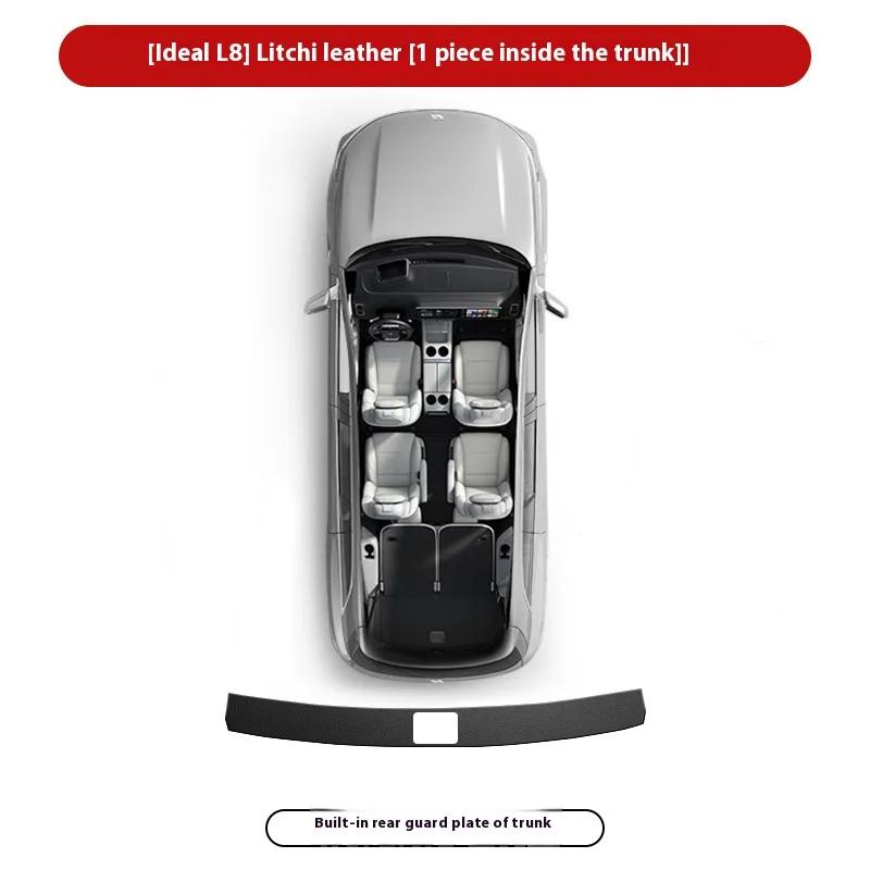 Voor Li Lixiang L6 L7 L8 L9 Auto Leer Drempelstrip Bescherming Anti-Stap Sticker Interieur Accessoires