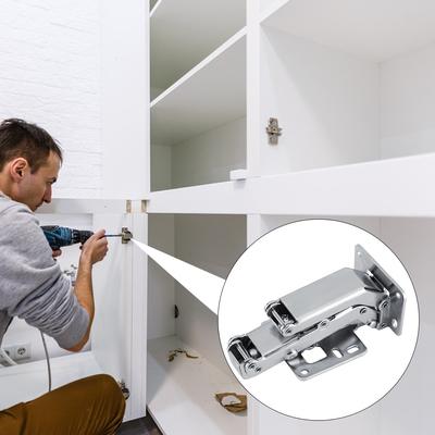 Heavy Duty Hydraulic Cabinet Doors Hinge Low Noise Thick Door Hinge For Kitchen Cabinet