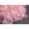 Girls Princess Cake Tutu Dress Flower Girl Performance Gown With Headband