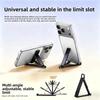 Ultra Slim Metal Folding Phone Stand Adjustable Viewing Angle For Movies Work Travel Desktop Use
