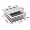 Wire Parts Cable Hole Cover Accessories Replacement Spare Square Brand New High Quality Long Lasting Practical