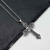 Men's Hot Selling Hip Hop Street Style Cross Pendant Necklace