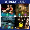 Solar Powered RGB Floating Pool Ball Lights, IP68 Waterproof Round Magic Ball Lamp, Outdoor Pond Garden Decor Night Light for Holiday, Party & Wedding
