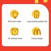 Night Light Rechargeable Cordless Bedside Lamp for Kids Baby Sleep Companion Birthday Gift Yellow