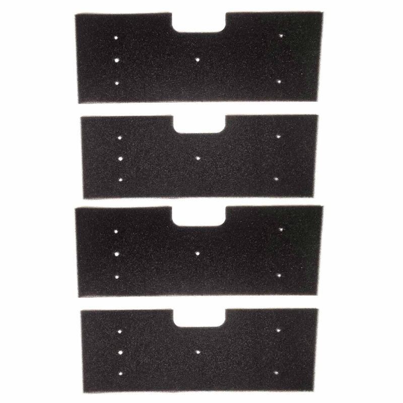 2/4 Stück Flusenfilter Ersatzteil Waschbarer und Wiederverwendbarer Filter Schaumstoff-Texturfilter Baumwolle Geeignet für Waschtrockner