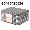 1Pcs Large Capacity Transparent Cotton Quilt Bags Home Use Visual Storage Bag For Moving Portable Folding Wardrobe Organizer Box