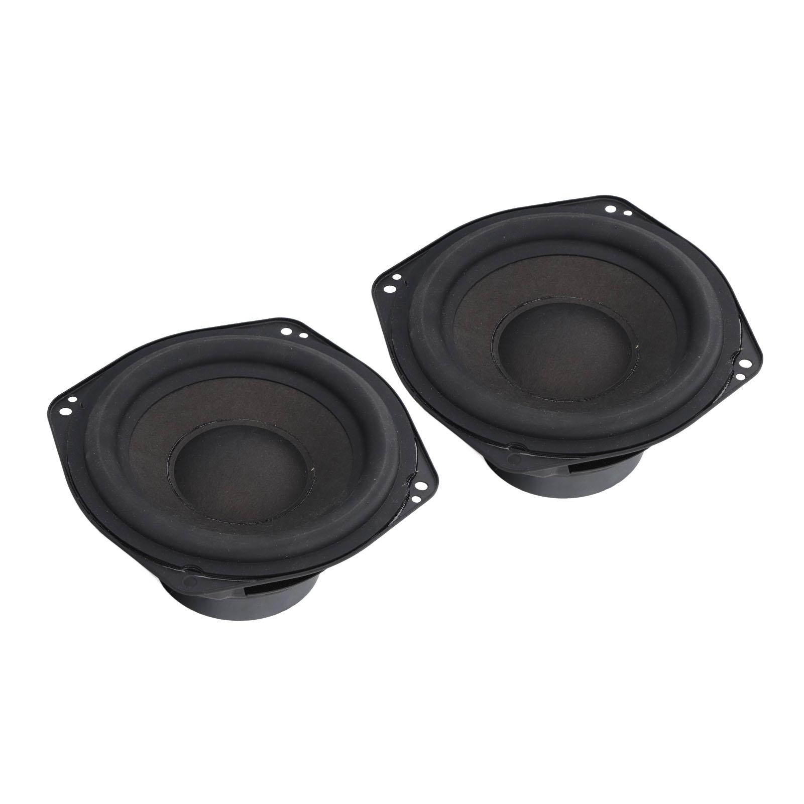 

2 шт. 6,5-дюймовый автомобильный сабвуферный динамик 0-3 кГц 83 дБ 3 Ом круглый чистый звук бас сабвуфер звук