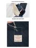Women's High-Waisted Velvet Wide-Leg Jeans for Autumn and Winter