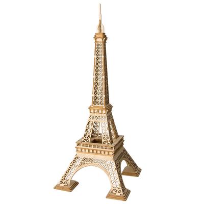 Tsukurundesu® 3D Wooden Puzzle TG501 Eiffel Tower with Japanese Instructions