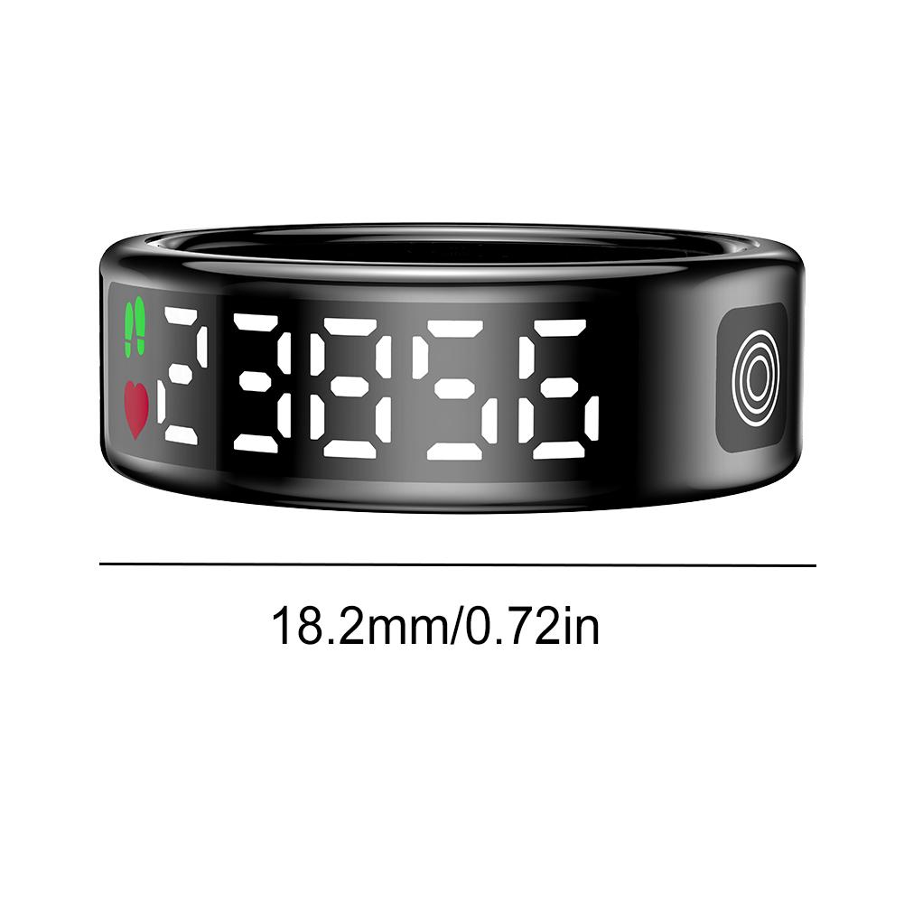 RS08 Smart Ring Multi-sport Modes Sport Health Ring Bluetooth-Compatible 5.1 Sleep Ring Heart Rate Blood Oxygen Sleep Monitoring
