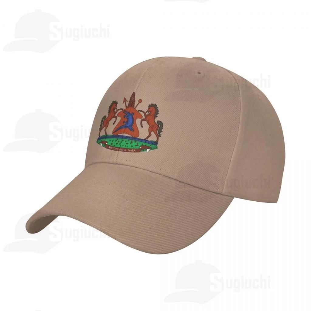 2025 National Emblem Of Lesotho Coat Of Arms Sun Baseball Cap Dad Hats Adjustable For Unisex WoUnisex Unisex Outdoor Hat