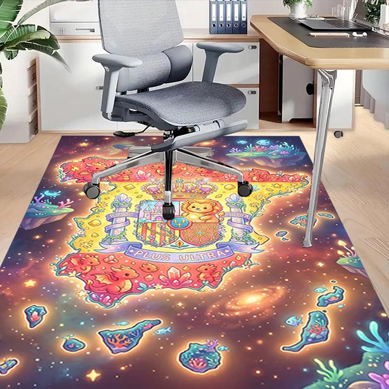 1PC Fantasy Kingdom Non-Slip Floor Carpet Compatible for Office&Living Room&Bedroom&Dining room -  Soft & Pattern-G0351