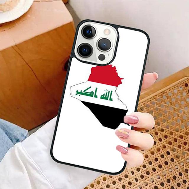 Iraq Flag Phone Case for iPhone 16 15 SE2020 6 7 8 Plus for Apple 13 11 12 14 Mini Pro Max Cover coque Shell