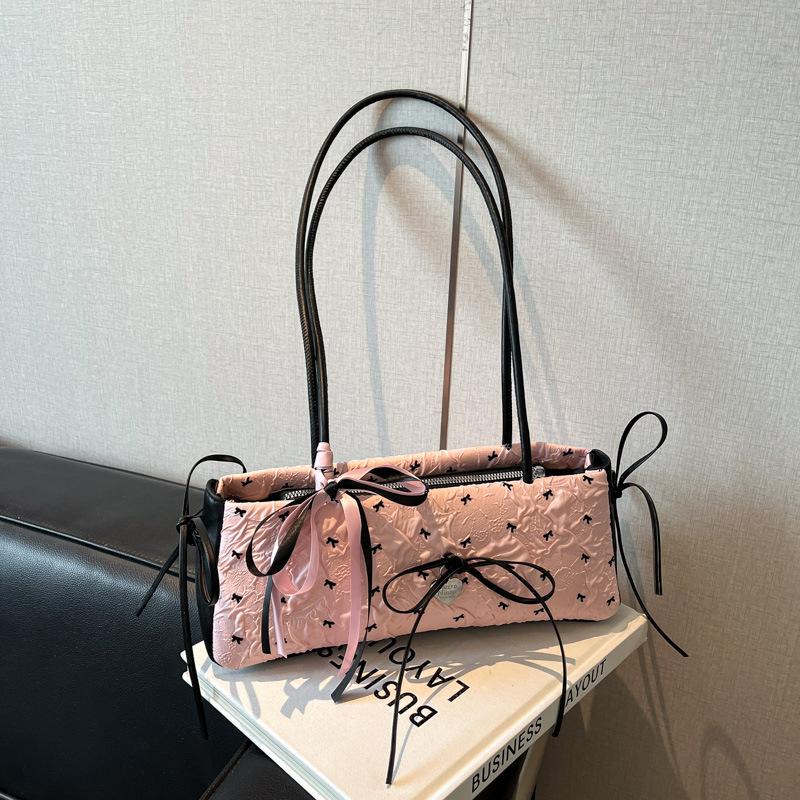 

Classic printing premium texture messenger bag 2025 new fashion versatile niche design portable shoulder armpit bag