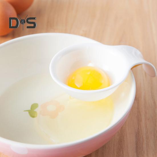 Separatore Tuorli d'Uovo Plastica Senza BPA Filtro Albume d'Uovo con Manico Ergonomico Facile da Pulire Gadget da Forno per Torte Muffin Meringhe Creme