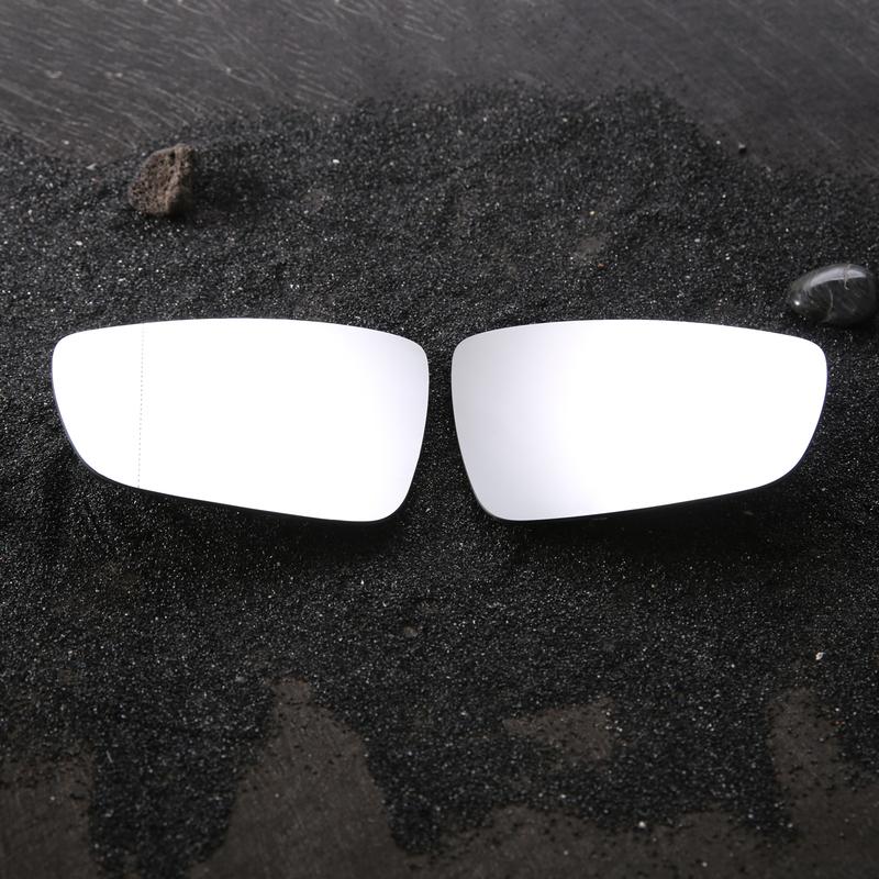 Car Heated Convex Wide Angle Clear Mirror Side Wing Glass Rearview Mirror Lens Back Plate for Polo 2010-2017 6R0857521 6R0857522