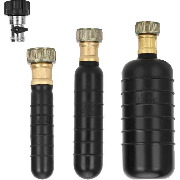 Заглушка для слива с запорным клапаном, изготовлена из высокопрочного резинового материала для труб диаметром 1-6 дюймов, может использоваться для прочистки канализационных труб в ванной комнате, кухонной раковины