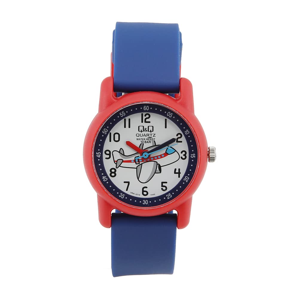 10 ATM Water Resistant Analog Kids Collection VR41J010 Blue [Citizen Q&Q] Watch, Q&Q синий
