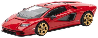 POP RACE Lamborghini Countach Rosso Finished Model PR640259 1/64 LPI-800 -