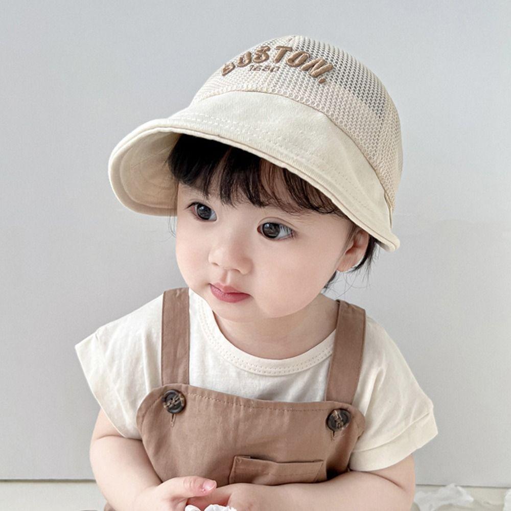 Nylon Kids Bucket Hat UV Protection Beach Cap Outdoor Panama Hat  Toddler