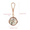Nurse Watch Keychain Waterproof Rose Gold Fashion Accessory