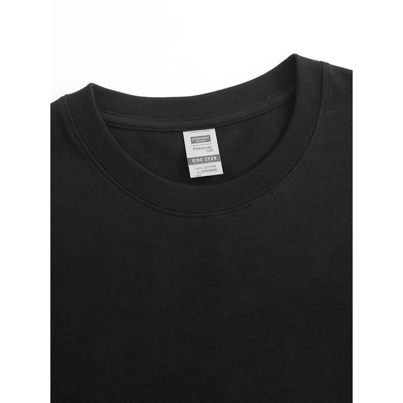 European sizes Oversized men's fashionable  breathable T-shirt  breathable sweat absorbing men's T-shirt suitable for all seasons