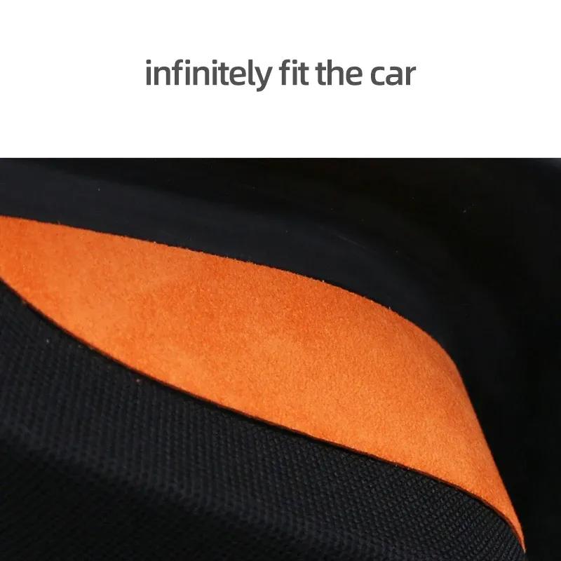 Betterhumz For Tesla 2018 Model 3 Highland Model Y Juniper 2025 Made of Alcantara Car Interior Door Speaker Decor Trim Stickers