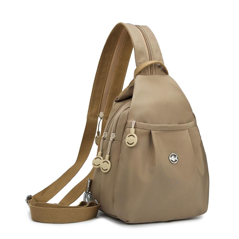 Fashion Women's Chest Bag Multi-Functional Oxford Shoulder Bag Large Capacity Backpack