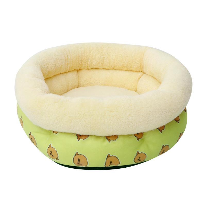 Pet Litter Cat Stepping Milk Litter High Windproof Kitten Litter Teddy Dog Sleeping Litter Round Height Thick Universal Litter Mat