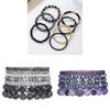 Bohemian Multilayer Beaded Bracelets For Women Handmade Geometric Design Gift Idea