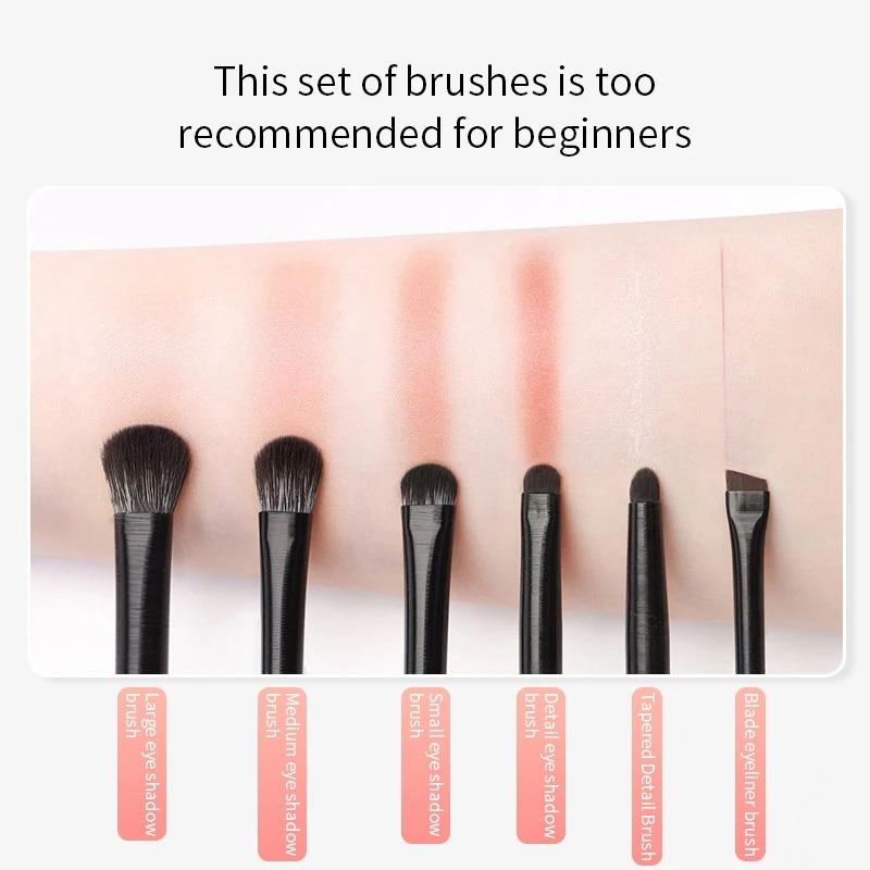Natürliche Augen Make-Up Pinsel Set Lidschatten Pinsel Augenbrauen Kontur Eyeliner Pinsel Frauen Augen Kosmetik Blending Detail Make-Up-Tools