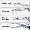 1 Set Portable Stainless Steel Hook Cutter Hook Remover Fish Lip Gripper Pliers  Fishing Gear