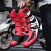 Motorcycle Boots Men Motorcycle Riding Shoes Ankle Shoes Gear Shifting Pads Ultrafine Fiber Upper Motorcyclist Boots Size 37-47