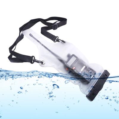 Wasserdichte Funkgerät-Tasche PVC Tragetasche zum Schwimmen Surfen, Wasserdichte Hülle für Walkie Talkie Schutzhülle