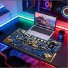 Custom Name Personalized Chelsea Football Club Pattern Mousepad, Laptop PC Desk Mat, Decorative Desk Mat for Home Keyboard Pad Gift