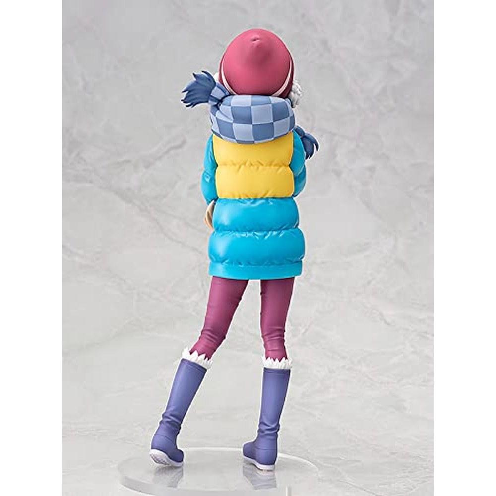 Wacoal Yuru Camp Ena Saito and Chikuwa 1/7 Scale Painted Plastic Figure